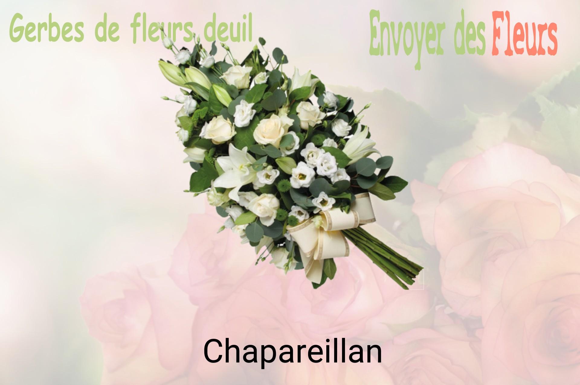 Gerbe de fleurs de deuil livrée à Chapareillan